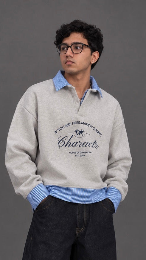 Shirted Pullover