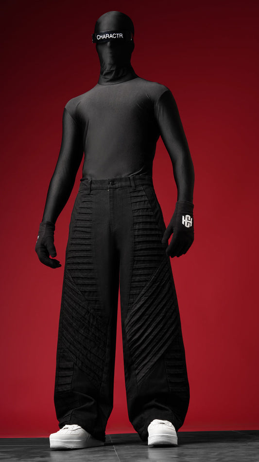 Unisex Pleated Pants