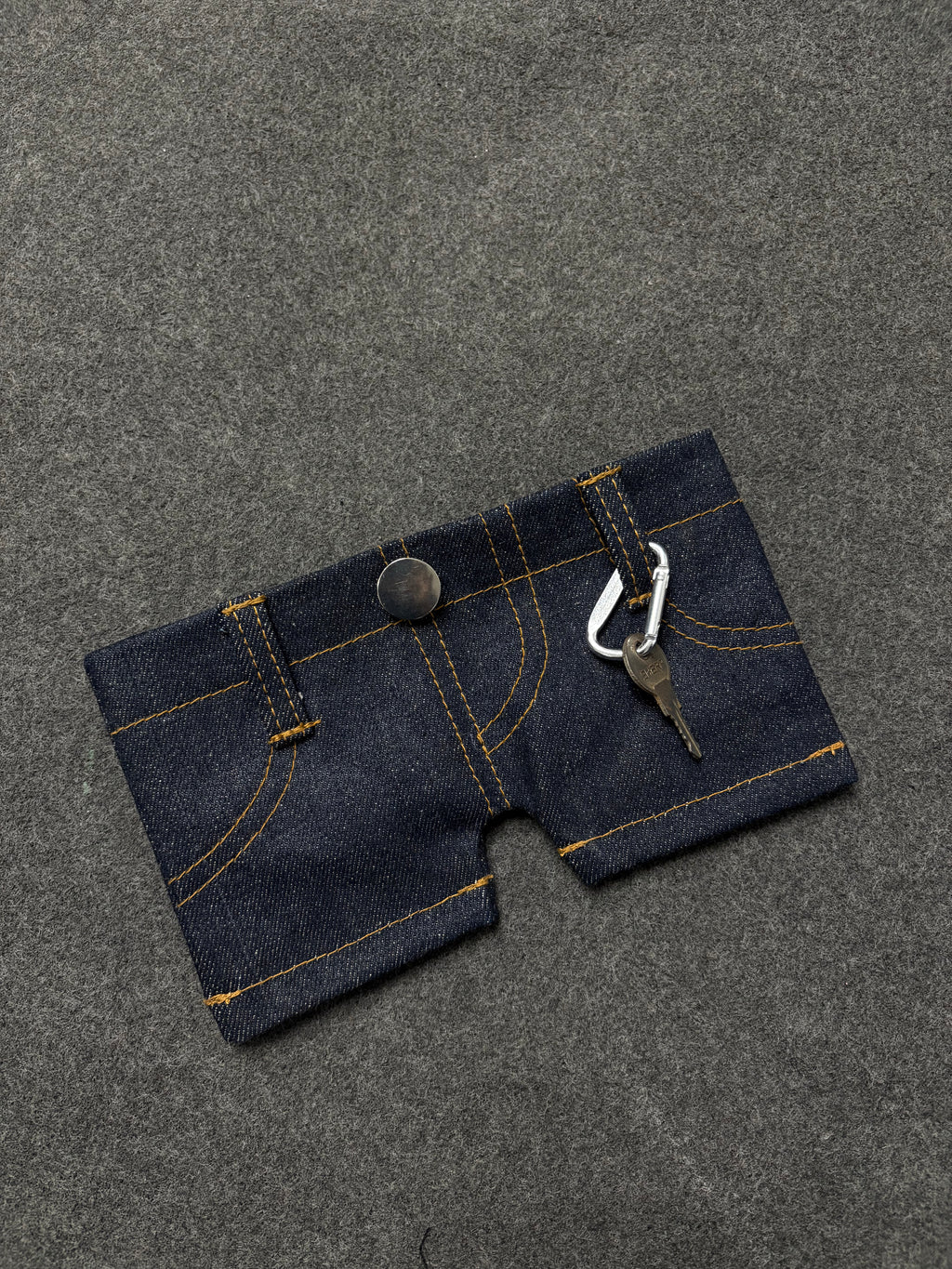 Denim utility wallet 249