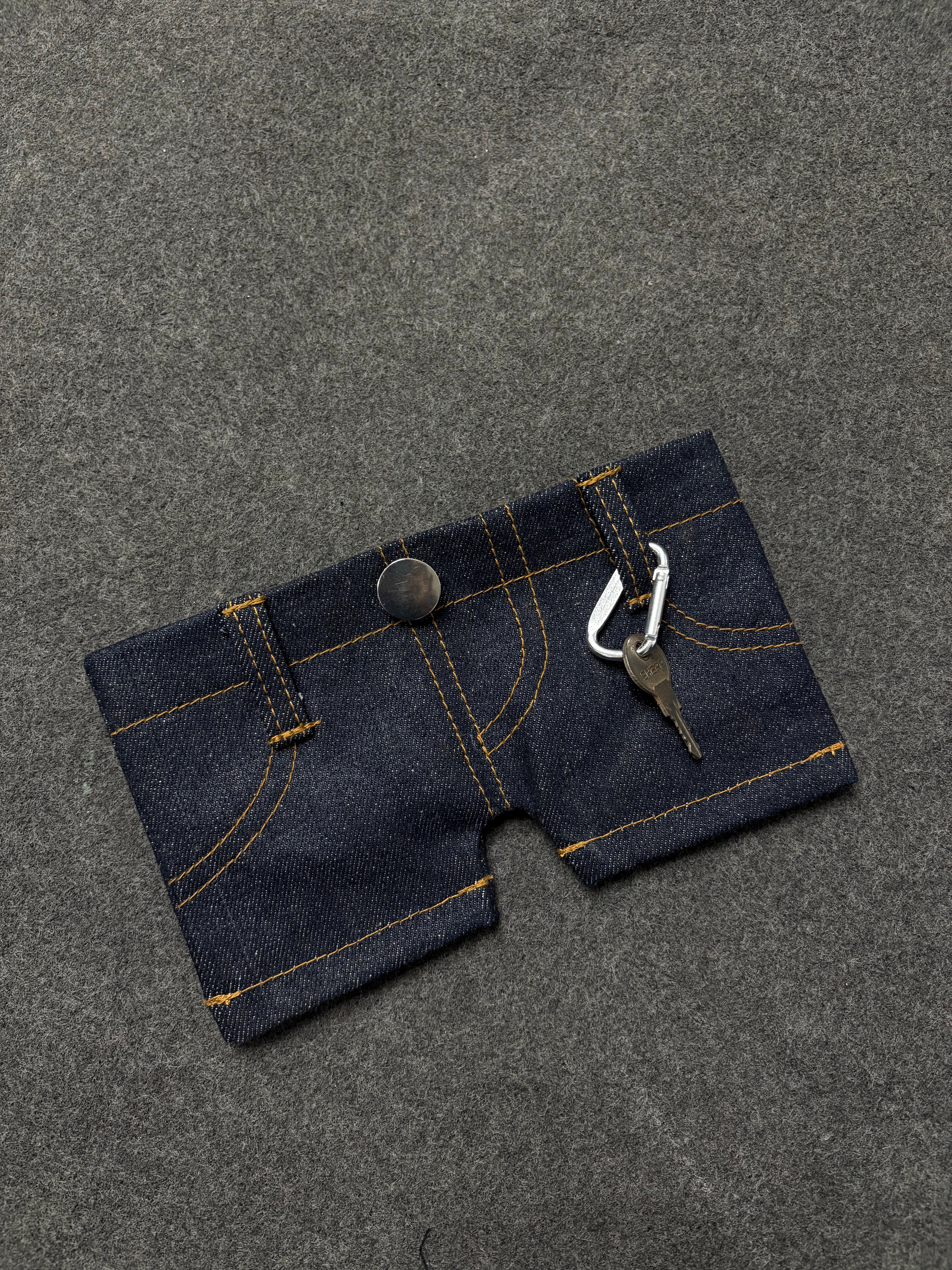 Denim utility wallet