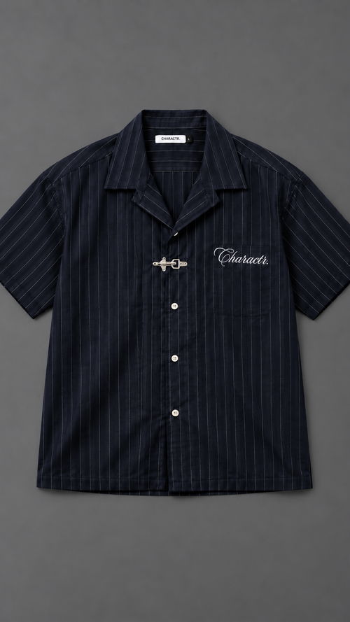 Navy Clasp Shirt