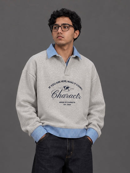 Shirted Pullover