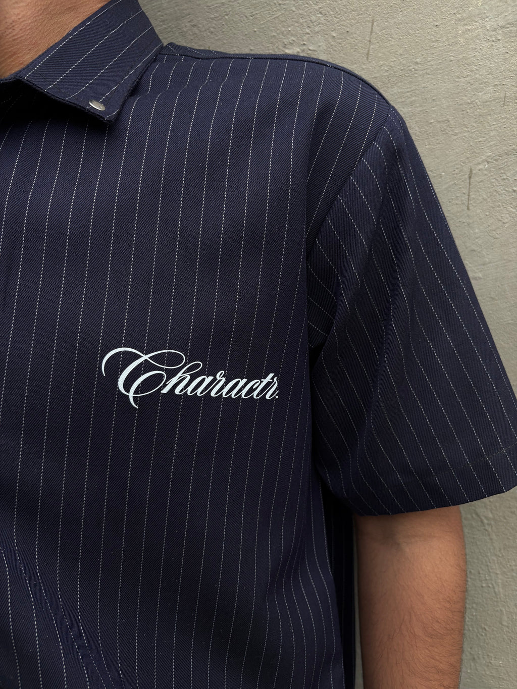 Pinstriped Clasp Shirt