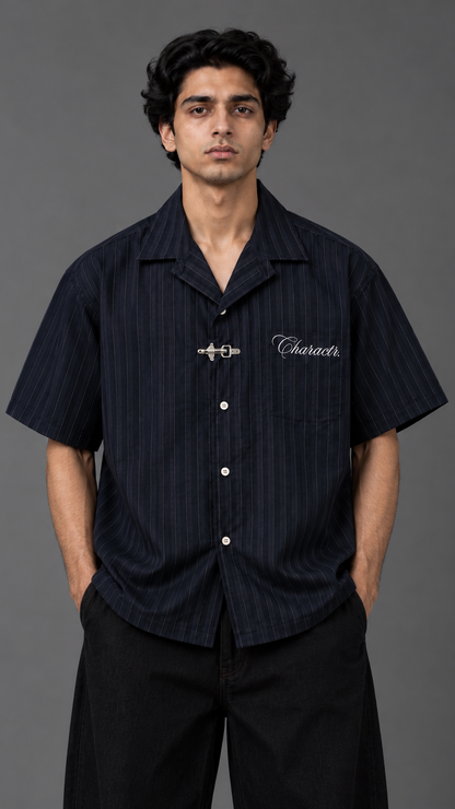 Navy Clasp Shirt
