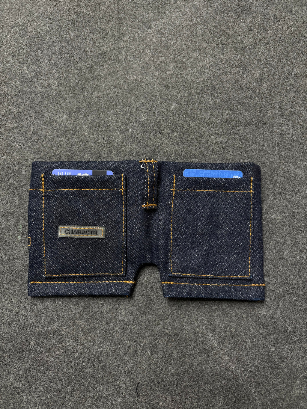 Denim utility wallet 249