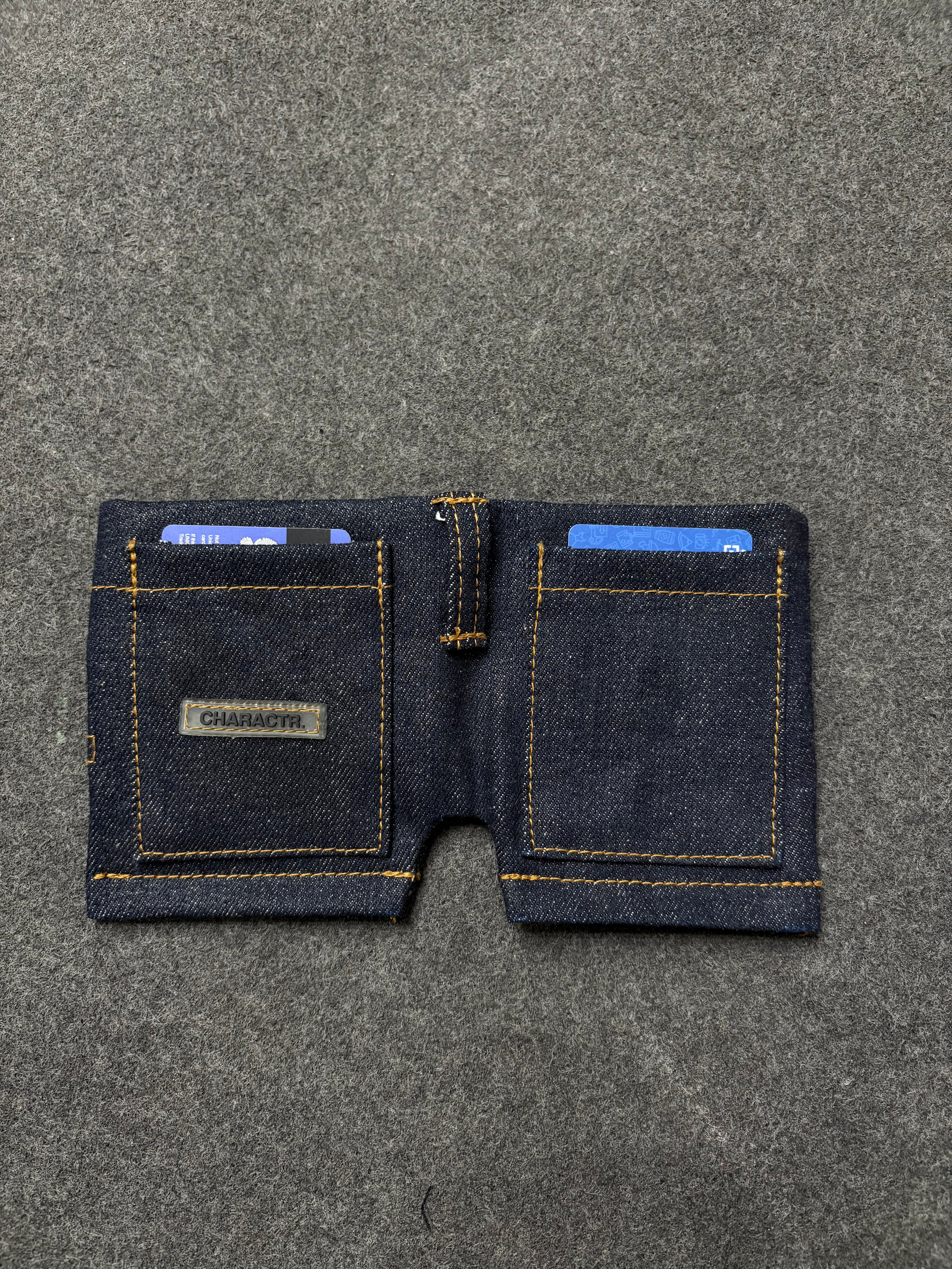 Denim utility wallet