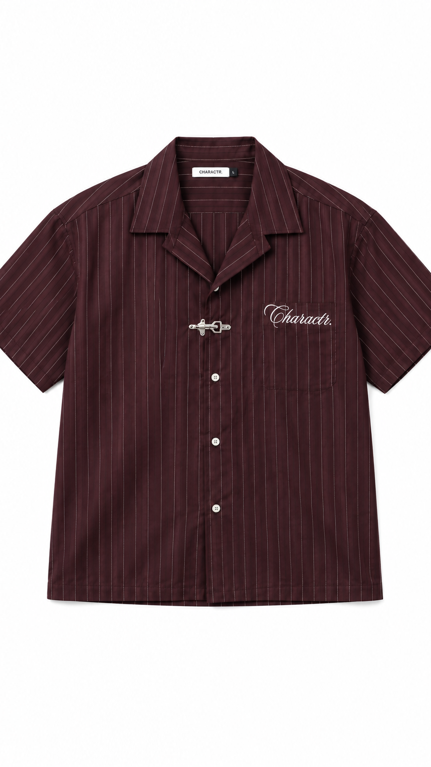Burgundy Clasp Shirt