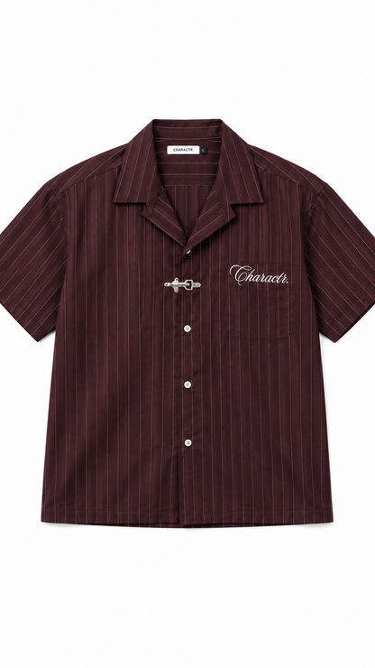 Burgundy Clasp Shirt