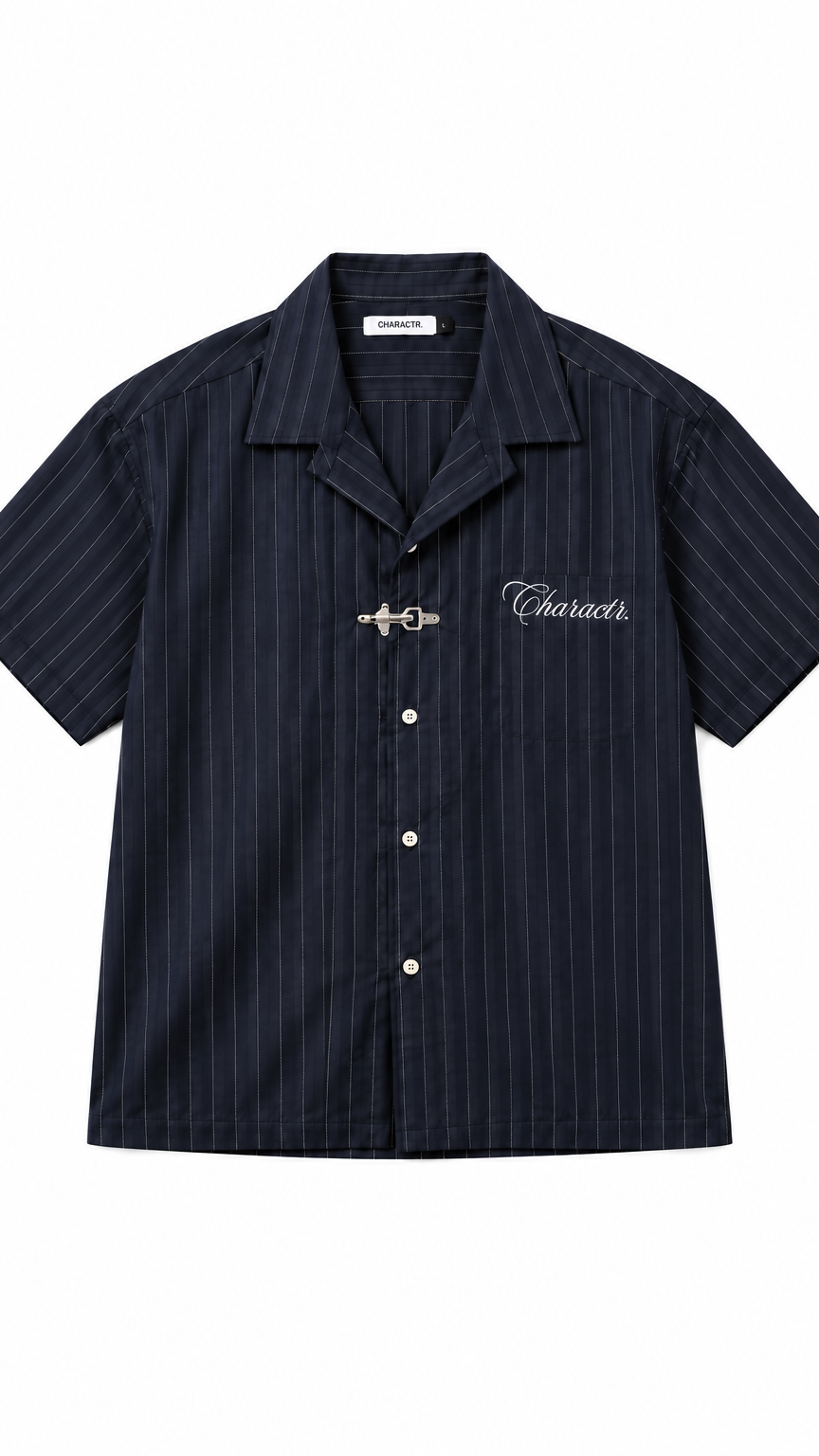 Navy Clasp Shirt