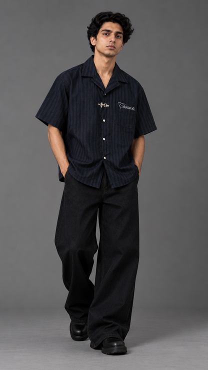 Navy Clasp Shirt