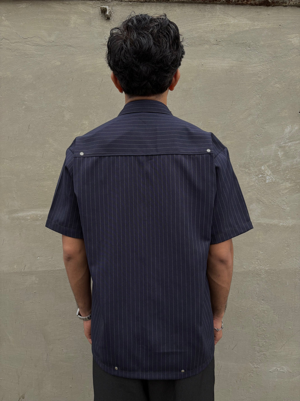 Pinstriped Clasp Shirt
