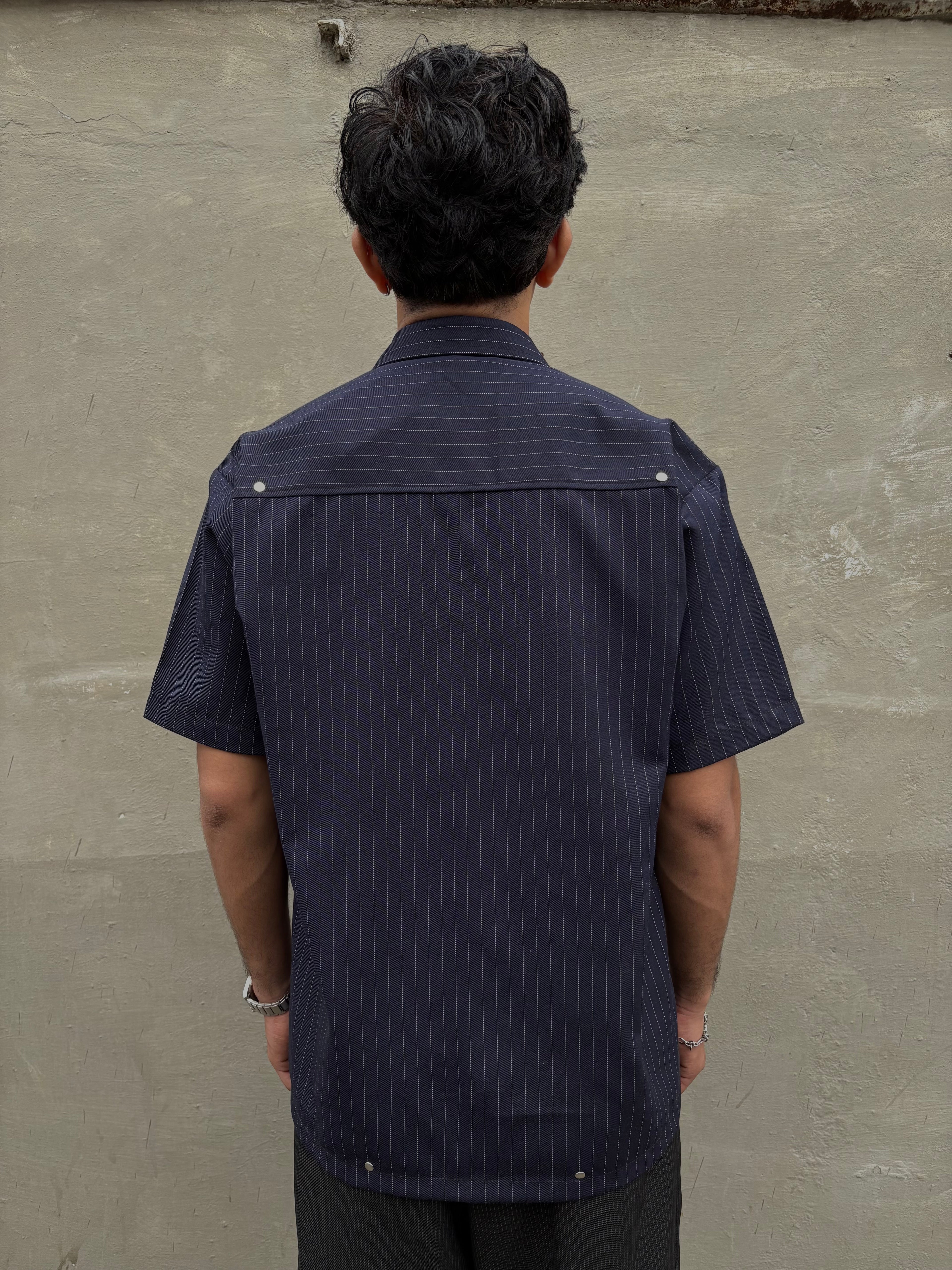 Pinstriped Clasp Shirt