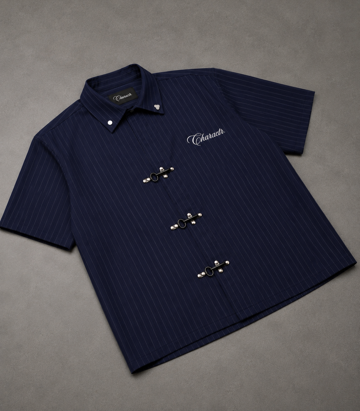 Pinstriped Clasp Shirt