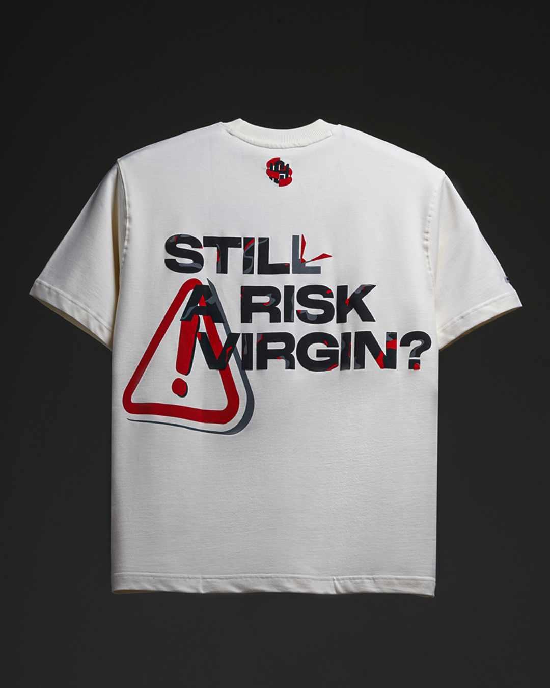 Still Risk Logo Still A Risk Virgin? T-shirt – Charactr