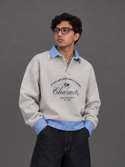 Shirted Pullover