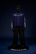 Chrome blue waffle knit tshirt