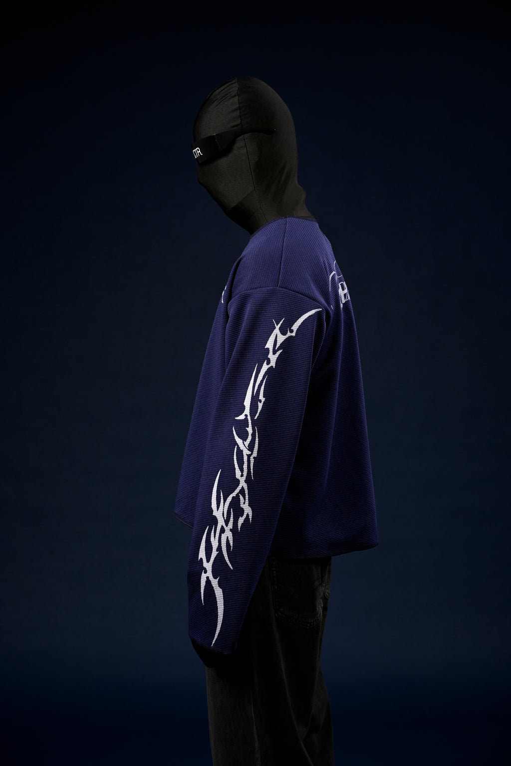 Chrome blue waffle knit tshirt