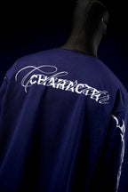 Chrome blue waffle knit tshirt